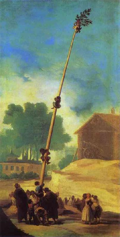Francisco Jose de Goya The Greasy Pole (La Cucana)
